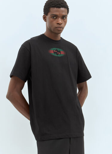 Gucci ロゴプリントTシャツ ブラック guc0157036