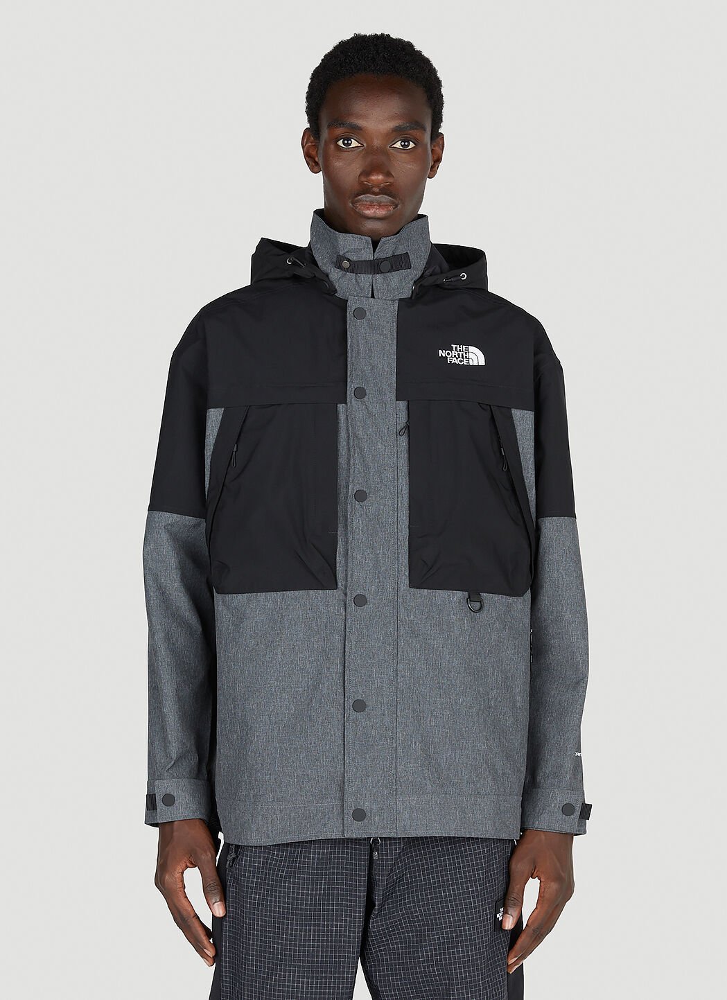 The North Face Logo Print Hooded Jacket Purple tnf0154021
