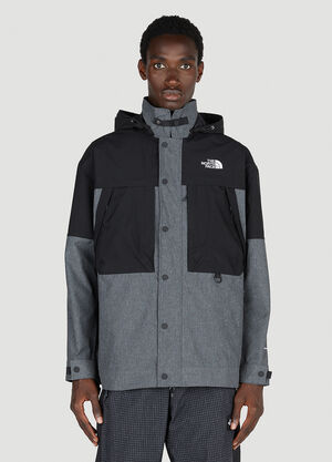 The North Face Logo Print Hooded Jacket Purple tnf0154021