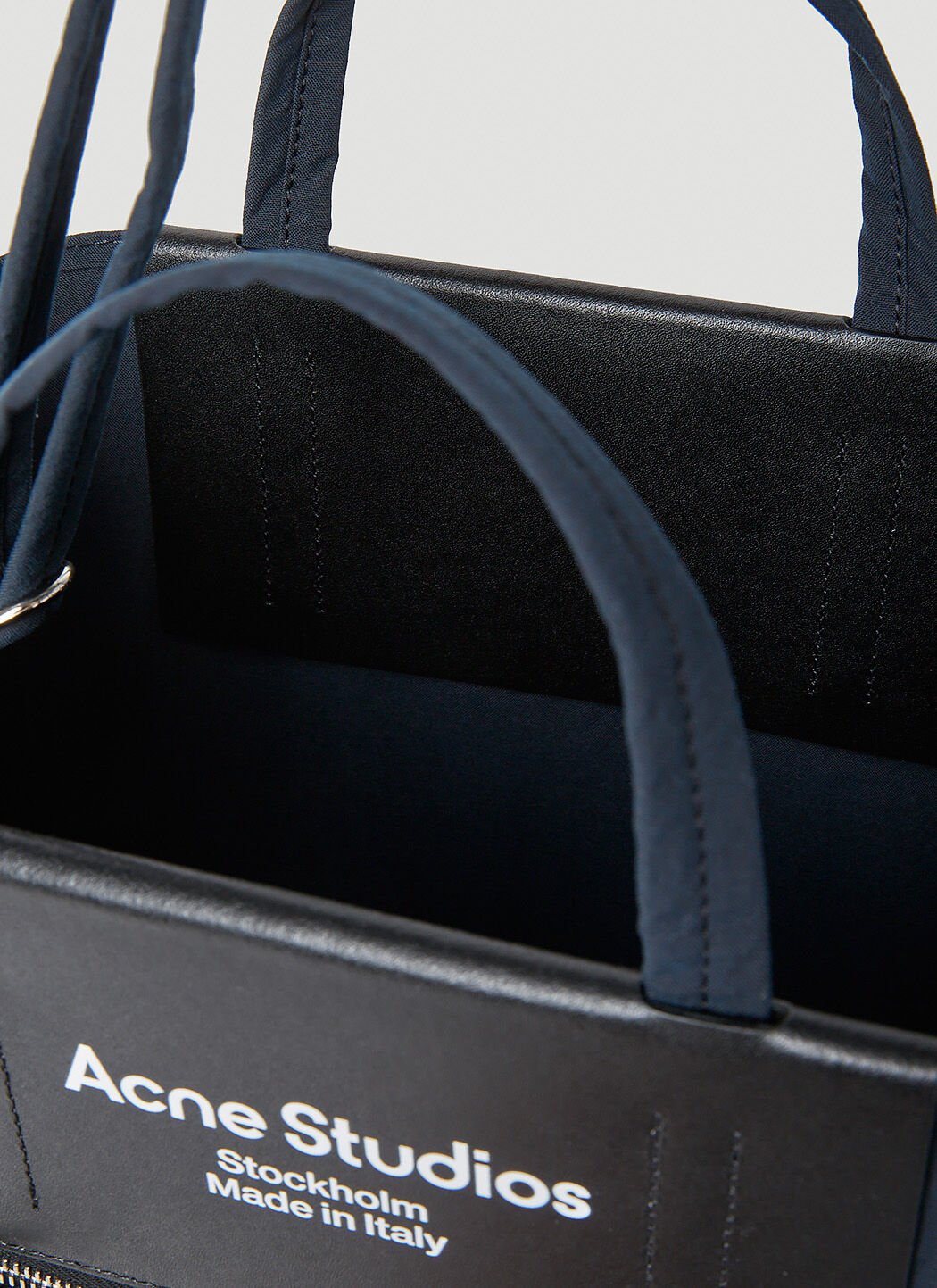 Acne Studios mini Logo tote bag - Silver
