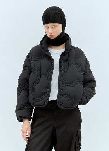 Moncler Wool And Cashmere Balaclava Black mon0258038