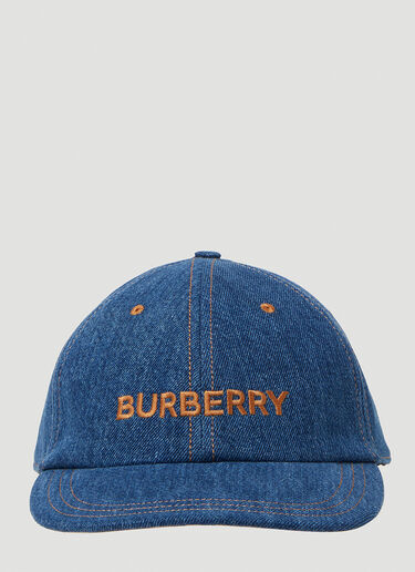 Burberry ロゴデニムベースボールキャップ ブルー bur0253076