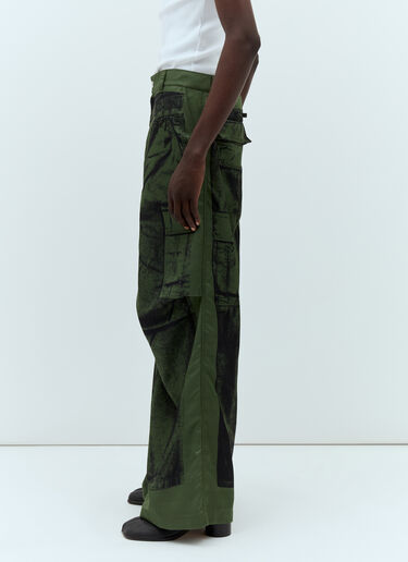 Jean Paul Gaultier Trompe L'Oeil Pants Green jpg0357005