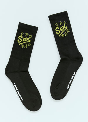 Carne Bollente Socks Shocks Black cbn0356004