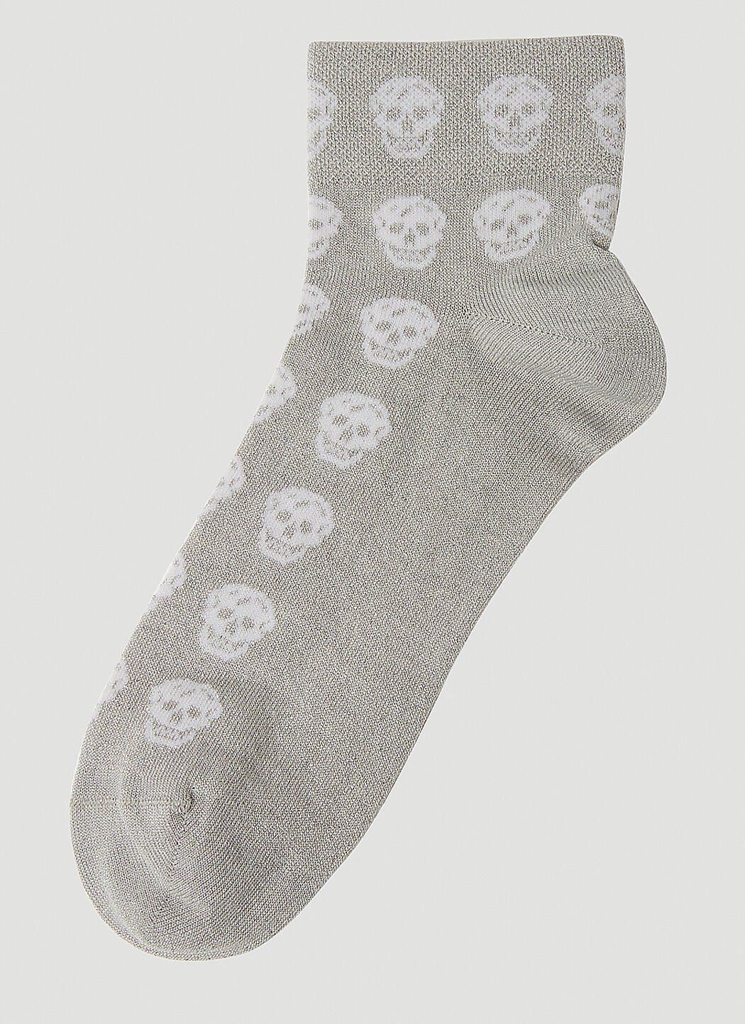 Alexander McQueen Short Skull Socks Red amq0252035
