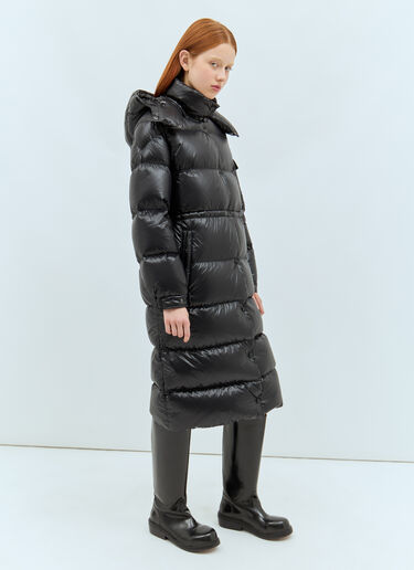 Moncler Cavettaz Long Down Coat Black mon0258020