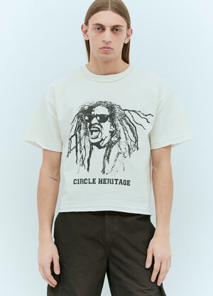 CIRCLE HERITAGE Raw Trims T-Shirt Black che0155003
