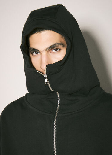 Entire Studios Full-Zip Hooded Sweatshirt Black ent0157026