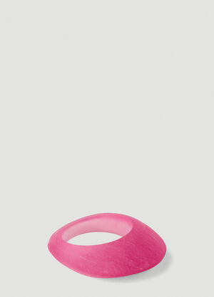 Bottega Veneta Resin Ring Pink bov0253029