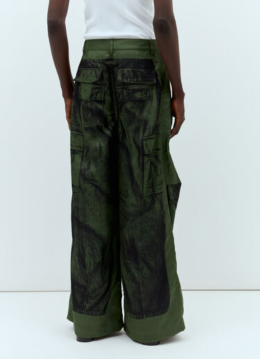 Jean Paul Gaultier Trompe L'Oeil Pants Green jpg0357005