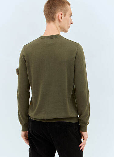 Stone Island Ghost Wool Sweater Green sto0158009