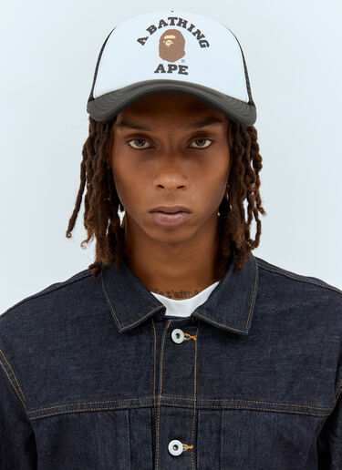 A BATHING APE® College Mesh Baseball Cap Black aba0156012