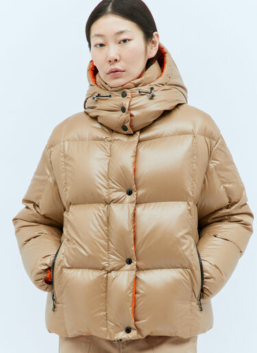 Moncler Parana Short Down Jacket Beige mon0258009