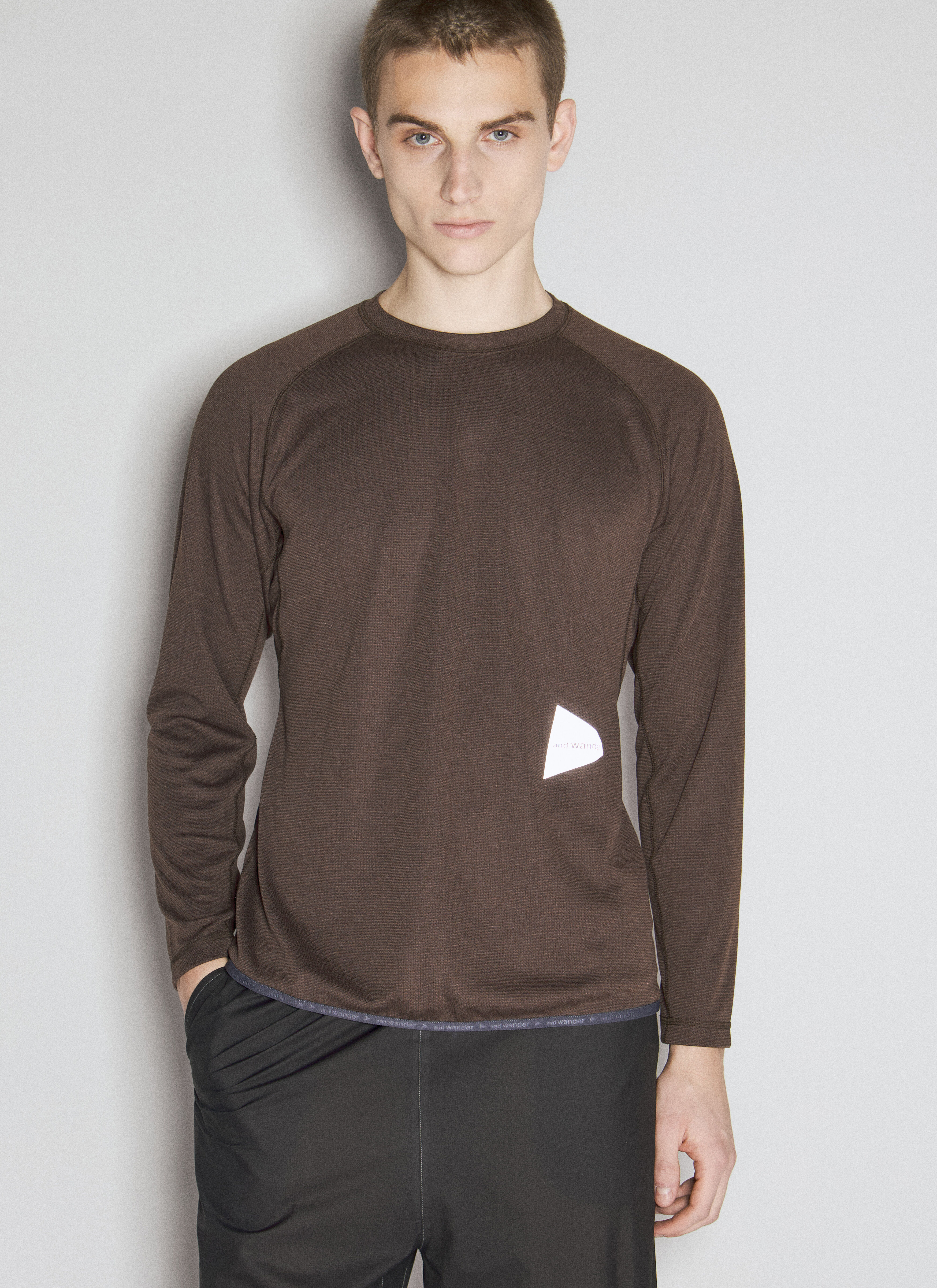 And Wander 28 Power Dry® T-Shirt Brown anw0154016