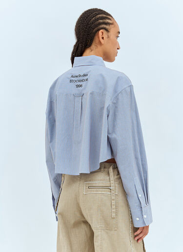 Acne Studios 细条纹提花衬衫 蓝色 acn0257014