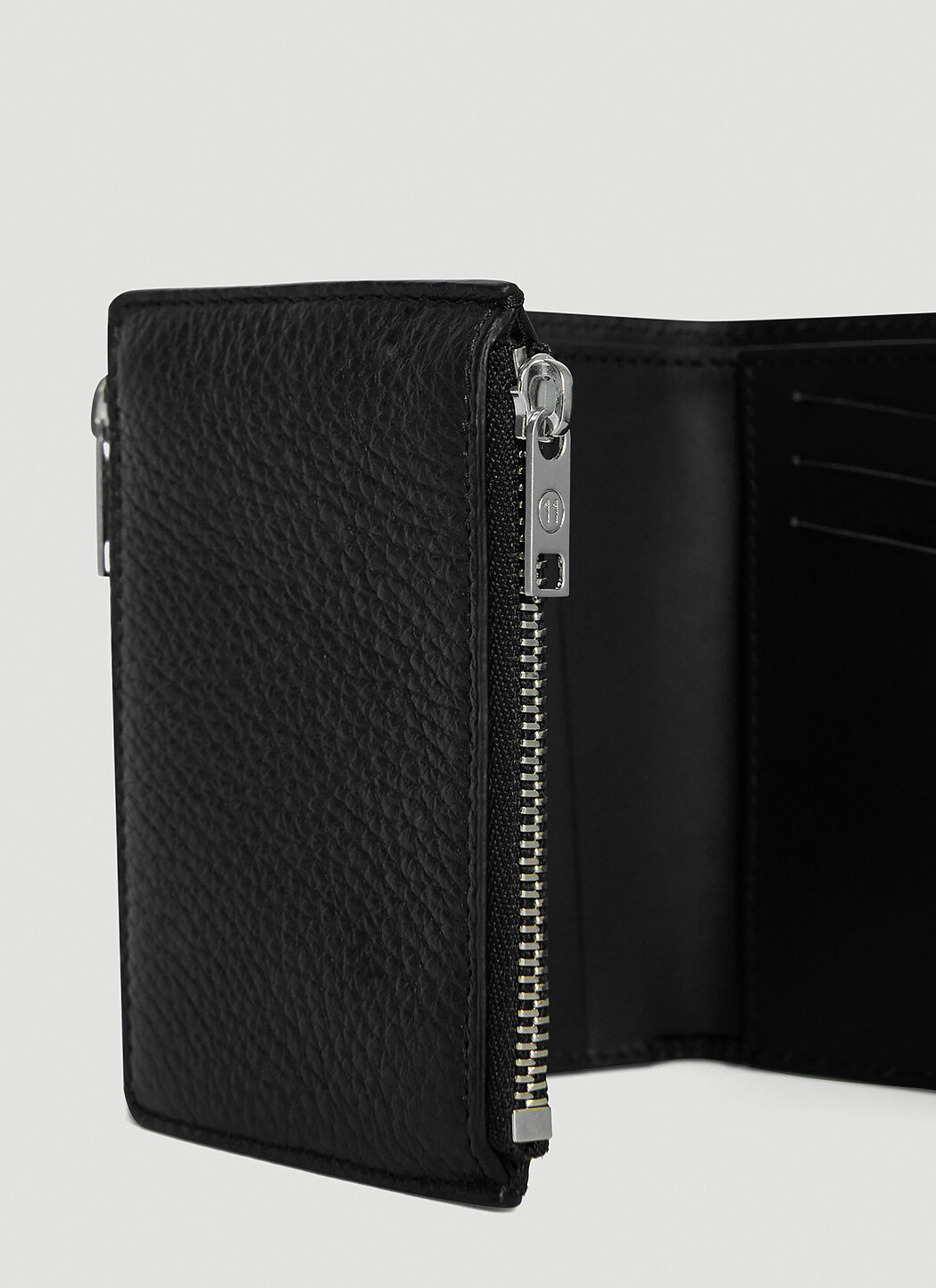 Maison Margiela 남성 Black Multifunctional Leather Wallet | LN-CC®