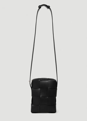 Saint Laurent カセットデザインのジッパー付きフォンポーチ シルバー sla0147071