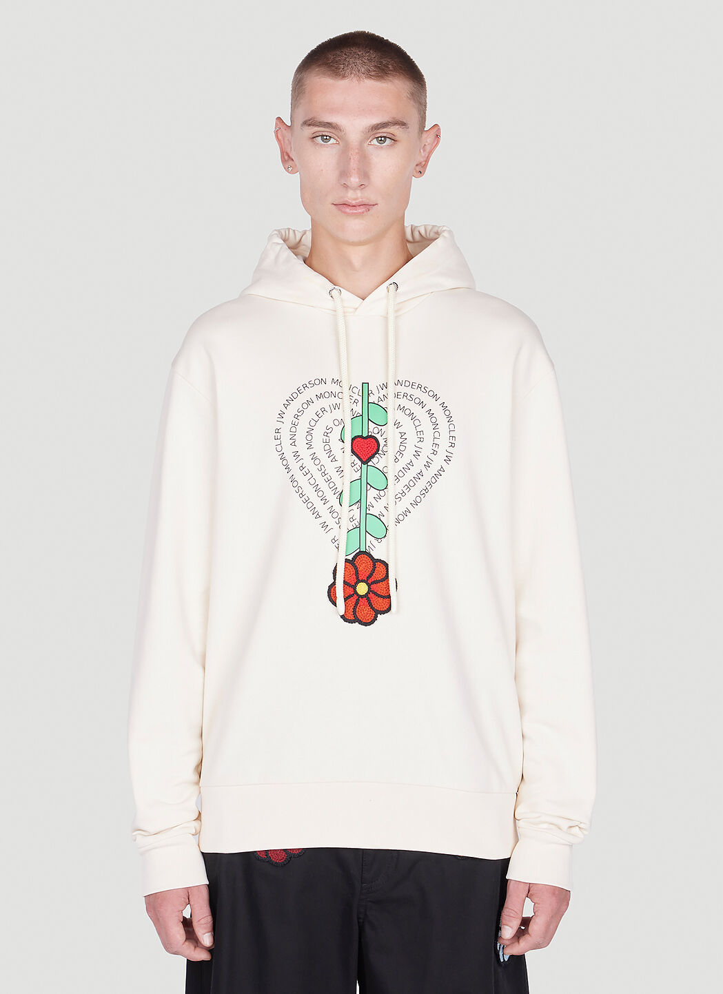 Graphic Print Hooded Sweatshirt