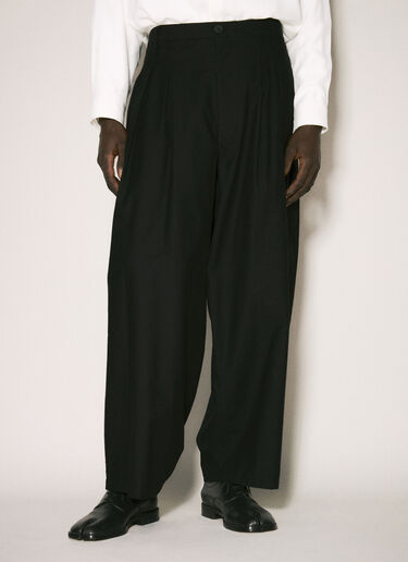 Yohji Yamamoto Balloon Twill Pants Black yoy0158001