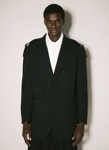 Yohji Yamamoto Wool Blazer Black yoy0158005