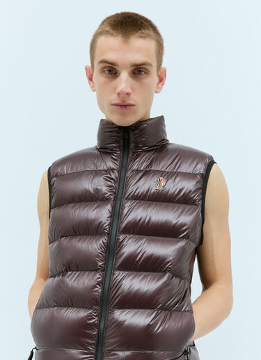 Moncler Grenoble Down Gilet Burgundy mog0157006