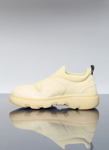 Burberry Suede Foam Sneakers Yellow bur0155066