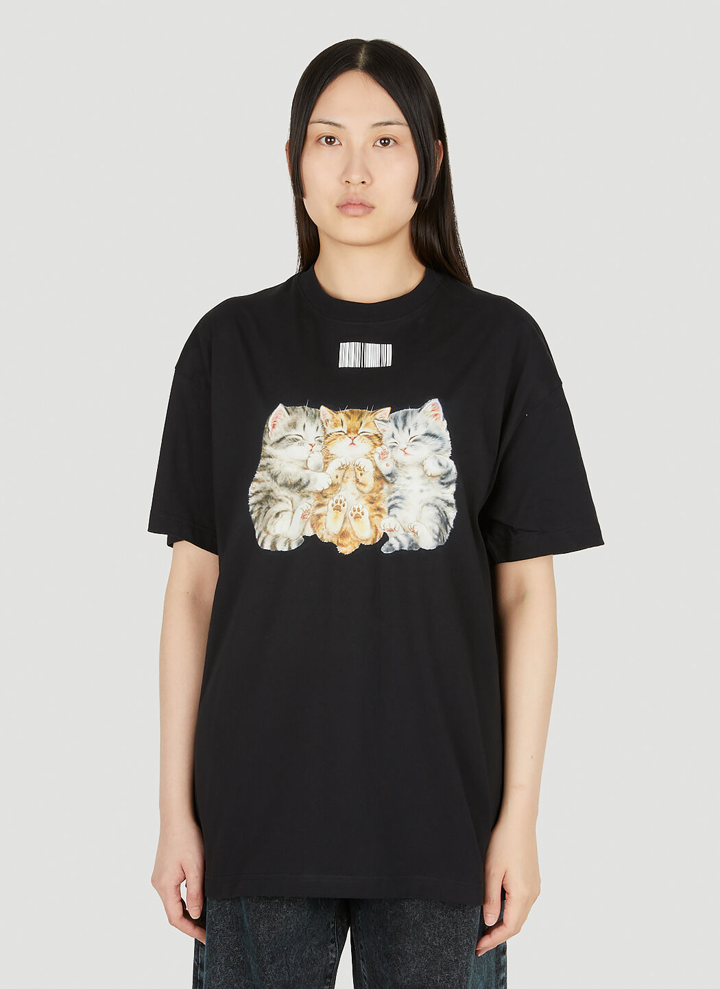 VTMNTS cute cat t-shirt袖丈20cm