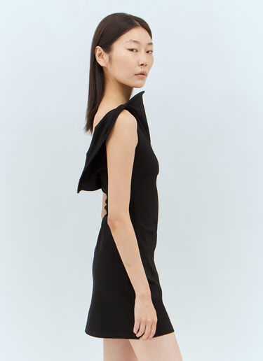 Jacquemus La Mini Robe Bordo Dress Black jac0258004