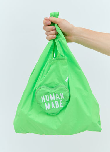 Human Made Packable Heart Tote Bag Green hmd0156032
