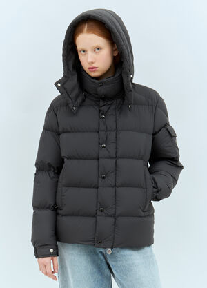 Moncler Maya 70 Short Down Jacket ダークグレー mon0258001