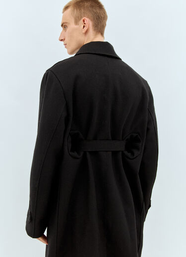 Walter Van Beirendonck Tunnel Maxi Coat Black wlt0158002