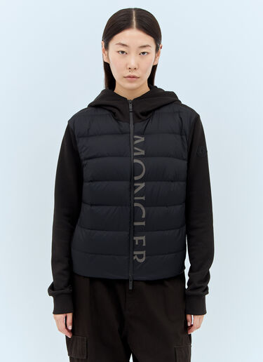 Moncler 패디드 집업 가디건 블랙 mon0257047