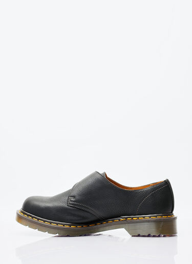 Dr. Martens 1461 Monk Natural Tumble Leather Shoes Black drm0156013