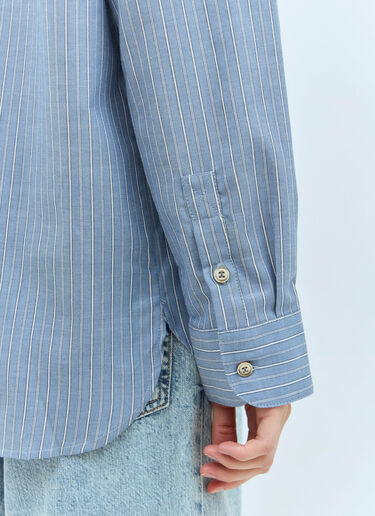 A.P.C. Sela Striped Shirt Blue apc0257014