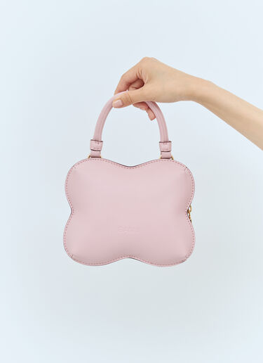 GANNI Small Butterfly Handbag Pink gan0257052