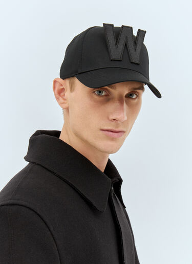 Walter Van Beirendonck グラフィック W ベースボールキャップ ブラック wlt0158020