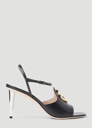 Saint Laurent Blondie High Heel Sandals Black sla0257050