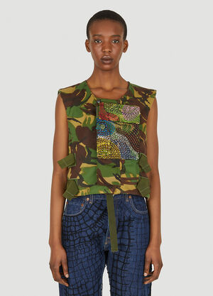 DRx FARMAxY FOR LN-CC Embroidered Military Vest 黑色 drx0347011