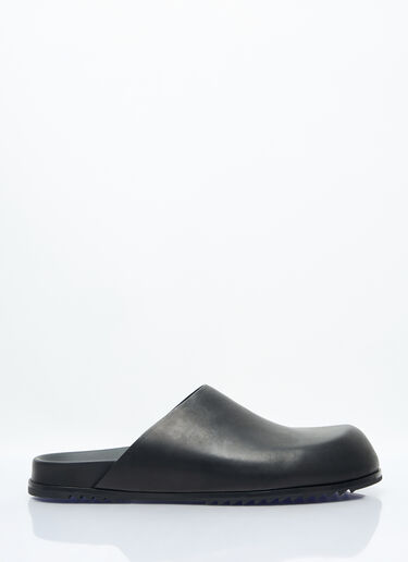 Rick Owens Leather Mules Black ric0157027