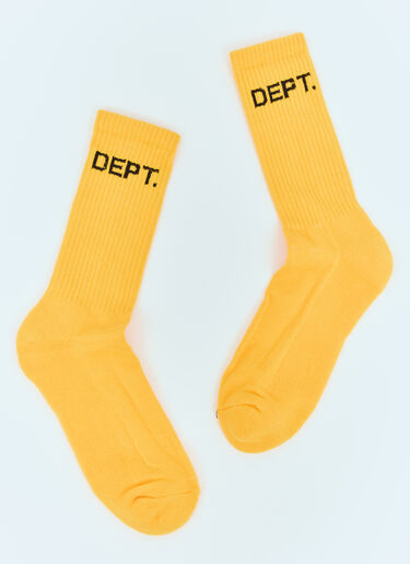 Gallery Dept. Logo Jacquard Socks Yellow gdp0158018