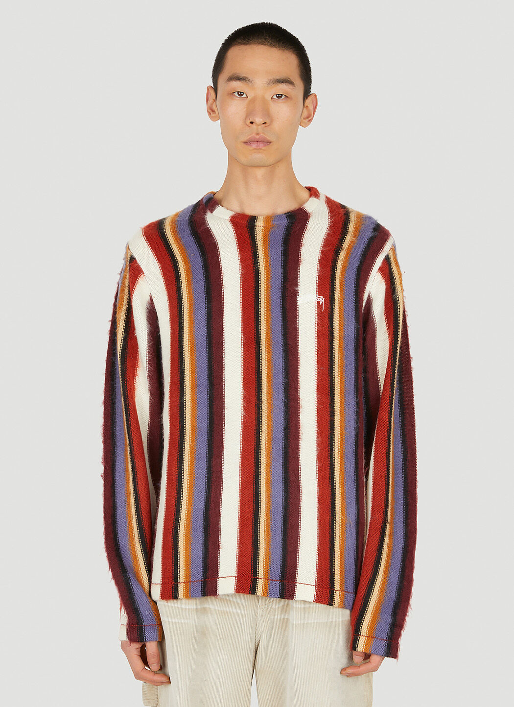 Stüssy Vertical Stripe Sweater in Multicolour | LN-CC®