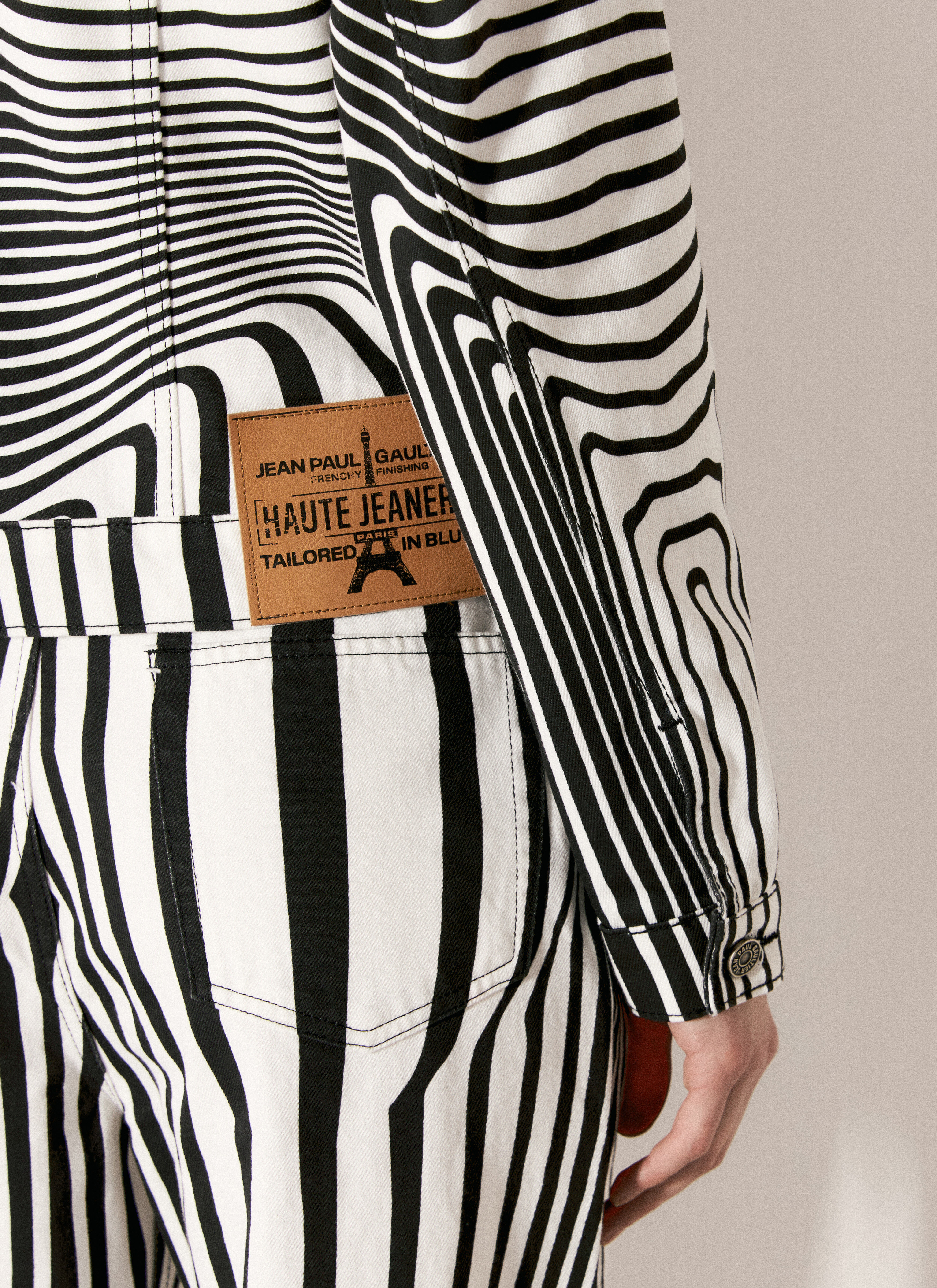 Jean Paul Gaultier Women's Body Morphing Digital Print Jacket in 