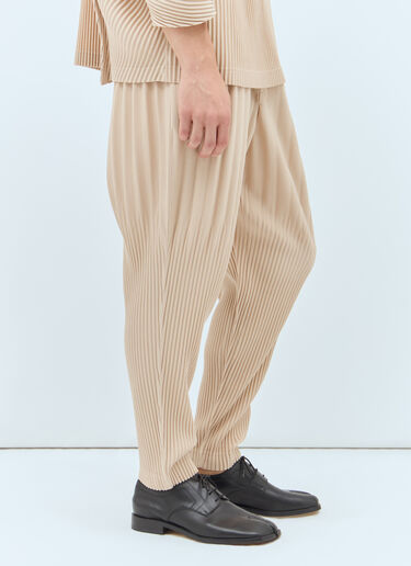 Homme Plissé Issey Miyake Tapered Pleated Pants Beige hmp0157003