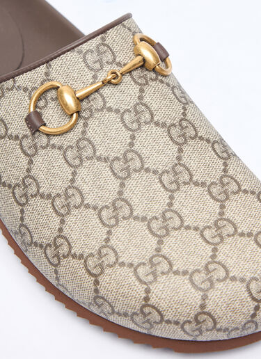 Gucci GGスプリーム ホースビット スリッパ ベージュ guc0253103