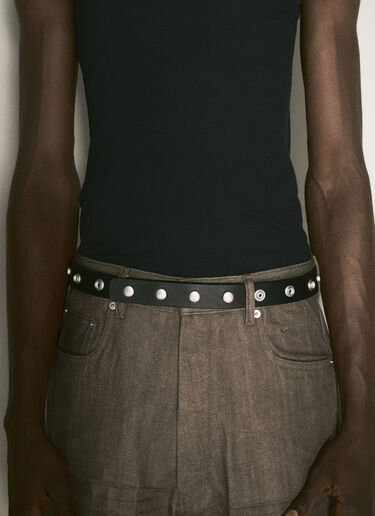 Rick Owens Snap Belt Black ric0157033