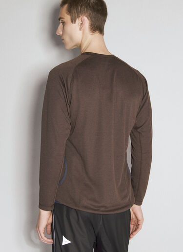 And Wander 28 Power Dry® T-Shirt Brown anw0154007