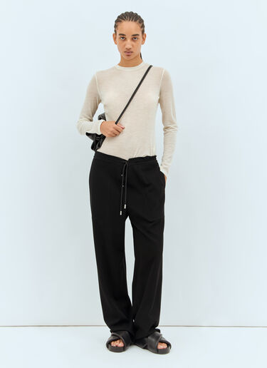 The Row Bonnette Pants Black row0258015