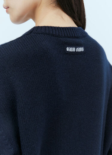 Miu Miu Women's Cashmere Sweater in Blue | LN-CC®