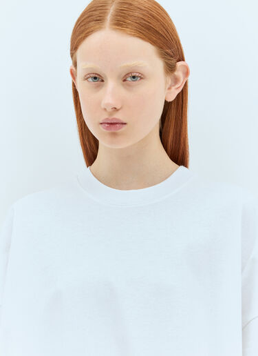 The Row Isha Oversized T-Shirt White row0257005