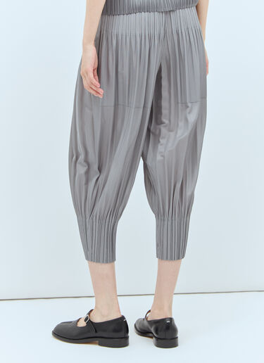 Pleats Please Issey Miyake Pleated Balloon Pants Grey plp0257036